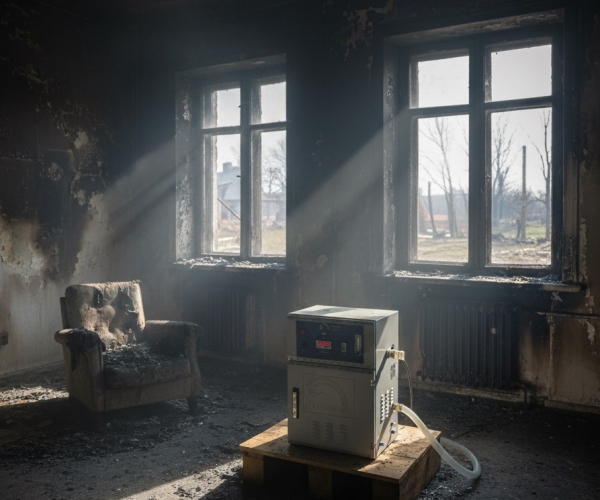 Yangın Sonrası İs Kokusu Gideriminde Ozon Kullanımı