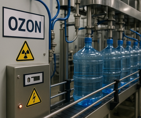 Su Damacana Dolum ve Şişelemede Ozon Cihazı Kullanımı